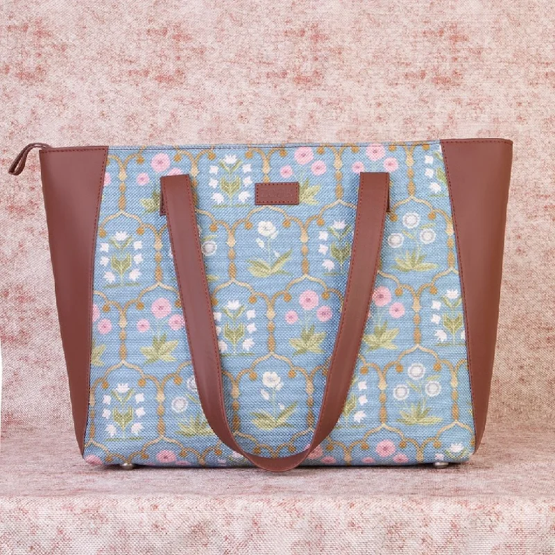 Waterproof Tote Bag in Yellow for Outdoor Activities in Wet WeatherJaipur Fresco Blue Side Tote Bag Waterproof Tote Bag in Yellow for Outdoor Activities in Wet WeatherJaipur Fresco Blue Side Tote Bag