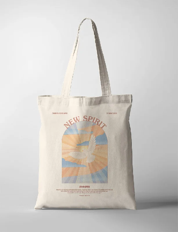 Quilted Tote Bag in Cream with Silver Hardware for a Classic and Sophisticated StyleNew Creation New Life New Spirit Baptism Tote Bag {Customisable} Quilted Tote Bag in Cream with Silver Hardware for a Classic and Sophisticated StyleNew Creation New Life New Spirit Baptism Tote Bag {Customisable}