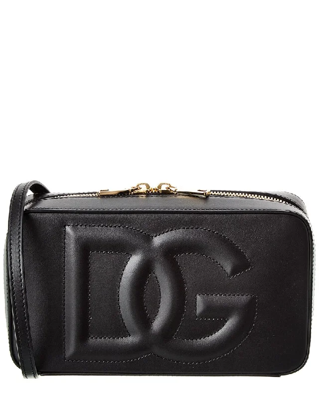 Embroidered Silk Crossbody Bag in Purple for Formal Events and WeddingsDolce & Gabbana DG Small Leather Camera Bag Embroidered Silk Crossbody Bag in Purple for Formal Events and WeddingsDolce & Gabbana DG Small Leather Camera Bag