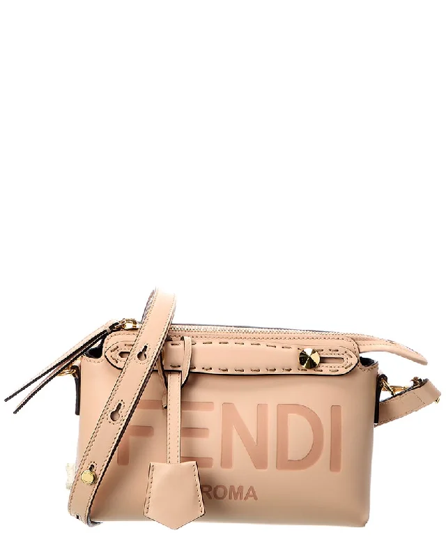 Vegan Leather Shoulder Bag in Gray for Ethical Fashion LoversFENDI By The Way Mini Leather Shoulder Bag