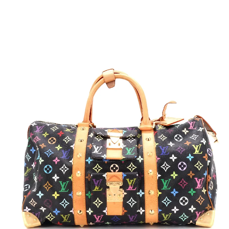 Tote Bag with RFID - Blocking Pocket in Black for Protecting Your Cards and InformationKeepall Bag Monogram Multicolor 45 Tote Bag with RFID - Blocking Pocket in Black for Protecting Your Cards and InformationKeepall Bag Monogram Multicolor 45