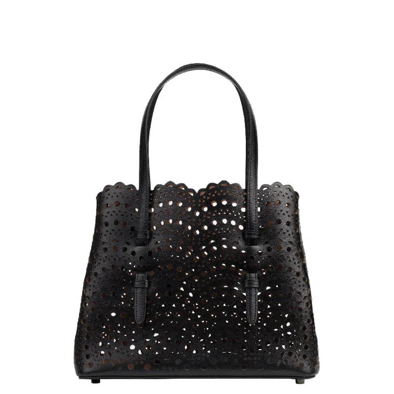 Metallic Shoulder Bag in Gold for Special OccasionsMina 25 Wave, Noir