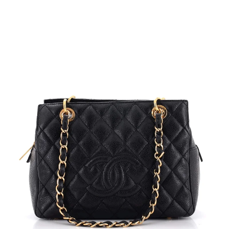 Women's Printed Tote Bag in Floral Patterns for a Spring - Themed Shopping TripPetite Timeless Tote Quilted Caviar Women's Printed Tote Bag in Floral Patterns for a Spring - Themed Shopping TripPetite Timeless Tote Quilted Caviar