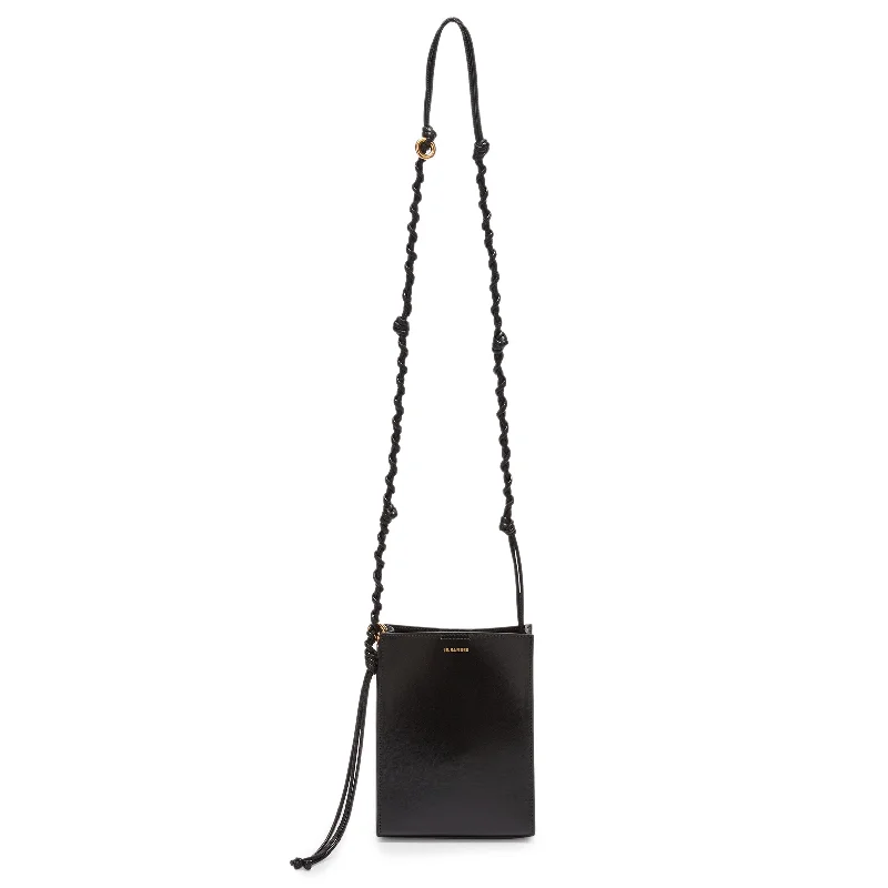 Printed Silk Shoulder Bag in Red for a Pop of ColorTangle Ring Small, Black